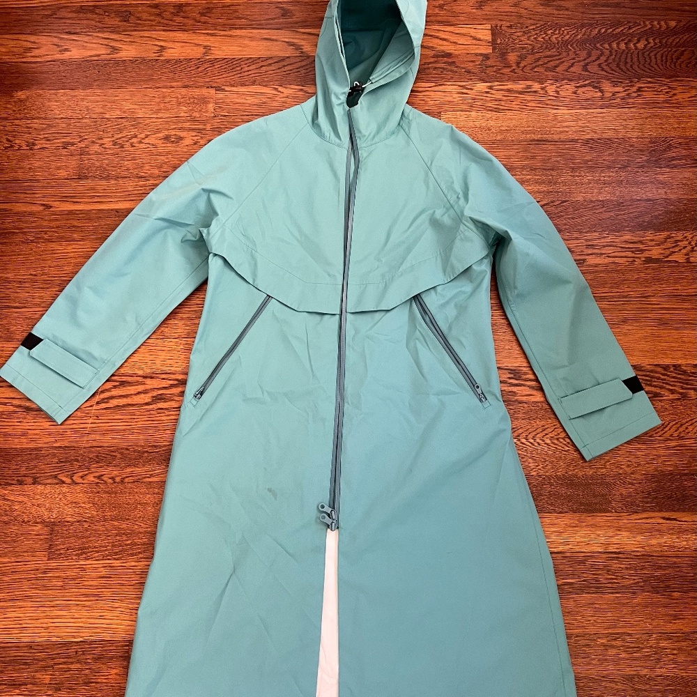 Blue Secret Service Rain coat